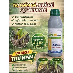 JAPAVIL 110SC – Thuốc trừ bệnh nấm hiệu lực mạnh, bảo vệ cây trồng chai 1 lít nước trắng