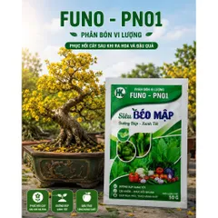 [ Combo 5 gói] Phân Bón Vi Lượng Siêu Béo Mập 50G | Phục Hồi Cây Sau Ra Hoa Đậu Quả | Dưỡng Búp Xanh , Cành To Thân Mập