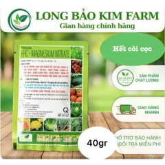 [Combo 10 gói] PHÂN BÓN TĂNG TRƯỞNG XANH, HẾT VÀNG LÁ, MẬP THÂN – RA HOA ĐẸP MAGNESIUM NITRATE 40G