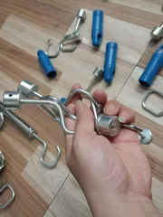 combo 2 cây móc kéo cửa cuốn inox dài 1 mét