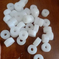 Long đen nhựa dày M6x20x10,bulong nhựa trắng cách điện,vòng đệm cách điện