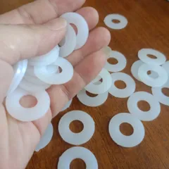 [combo 100 cái ] long đền nhựa trắng M10x25x2 ,vòng đệm nhựa cách điện