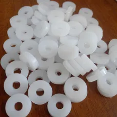 Long đen nhựa trắng cách điện M6x20x5,bulong nhựa trắng ,vòng đệm nhựa trắng cách điện