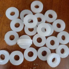 [combo 100 cái ] long đền nhựa trắng M8x20x5 cách điện,vòng đệm nhựa dầy cách điện