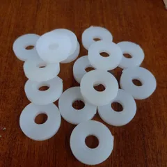 [combo 100 cái ] Long đền nhựa trắng dầy M8x25x5,vòng đệm cách nhiệt