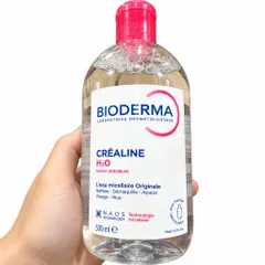 Nước Tẩy Trang Pháp Micellar Bioderma Créaline H2O 500ml Cho Da Nhạy Cảm