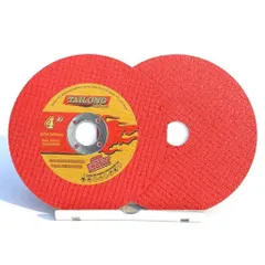 Đá cắt TAILONG 2 mặt đỏ vàng 107x1.2x16mm cho máy cắt kim loại