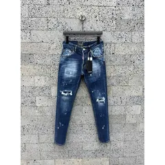 Quần Nam Jean Mẫu chữ mông kèm was rách + vẩy sơn - shop mới mong ae ủng hộ ạ