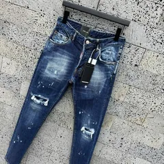 Quần Nam Jean Mẫu chữ mông kèm was rách + vẩy sơn - shop mới mong ae ủng hộ ạ