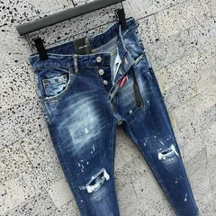 Quần Nam Jean Mẫu chữ mông kèm was rách + vẩy sơn - shop mới mong ae ủng hộ ạ