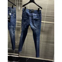 quần Jean DSQ khóa lệch , đính tang bạc số 2 - dáng Biker loại 1 - ních mới mong ae ủng hộ nha