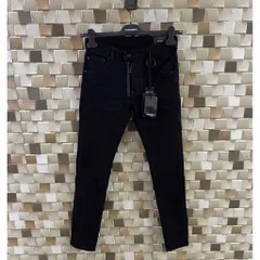 Quần Jeans Bò Nam Đen Trơn Khóa Lệch Đơn Giản Logo Innox Sáng Bóng - Nhận hàng chuẩn đẹp 1:1