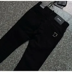 Quần Jeans Bò Nam Đen Trơn Khóa Lệch Đơn Giản Logo Innox Sáng Bóng - Nhận hàng chuẩn đẹp 1:1