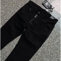 Quần Jeans Bò Nam Đen Trơn Khóa Lệch Đơn Giản Logo Innox Sáng Bóng - Nhận hàng chuẩn đẹp 1:1