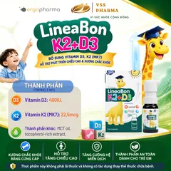 LineaBon Vitamin D3K2 Dạng Xịt Bổ Sung D3, K2 - 10ml