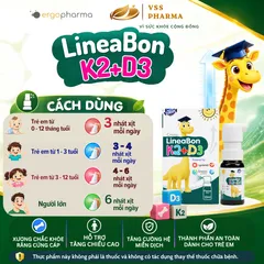 LineaBon Vitamin D3K2 Dạng Xịt Bổ Sung D3, K2 - 10ml