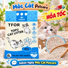 CÁT ĐẬU NÀNH TFOR 6L/TÚI – KHỬ MÙI TỐT, ÍT BỤI, ÍT BẾT ĐÁY-5 HƯƠNG THƠM