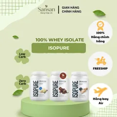 Bột Whey Protein Isopure 100% Whey Isolate 25g Protein 14 Khẩu Phần Zero Carb Low Carb Hỗ Trợ Phát Triển Và Phục Hồi Cơ