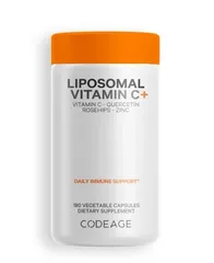 Viên uống CodeAge Liposomal Vitamin C 500mg - Tăng cường miễn dịch, bổ sung Bioflavonoid, Hộp 180 viên, Sản xuất tại Mỹ