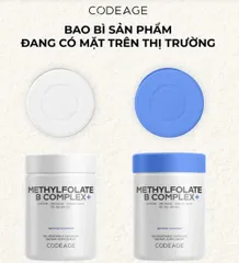 Viên uống bổ não Codeage Methylfolate B Complex (Hộp 120 viên)