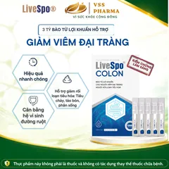 Bào tử lợi khuẩn cho người viêm đại tràng, rối loạn tiêu hóa LiveSpo Colon(10 ống x 5ml)