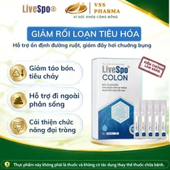 Bào tử lợi khuẩn cho người viêm đại tràng, rối loạn tiêu hóa LiveSpo Colon(10 ống x 5ml)