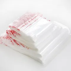 100 gram túi zip chỉ đỏ - túi zip miết mép viền đỏ đủ cỡ