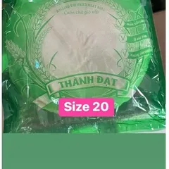 Gói 30 Lá Bánh tráng bò bía đậu xanh - Bánh đa nem cuốn chả giò