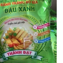 Combo 10 Gói gồm 300 lá Bánh tráng bò bía đậu xanh - Bánh đa nem cuốn chả giò giòn xốp