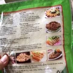 Combo 10 Gói gồm 300 lá Bánh tráng bò bía đậu xanh - Bánh đa nem cuốn chả giò giòn xốp