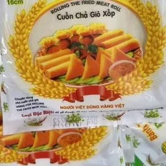 Combo 10 gói vỏ bánh tráng bò bía đậu xanh cuốn chả giò size 16cm
