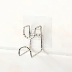 Móc treo thau chậu nhà tắm dán tường, móc dán inox miếng dán siêu dính