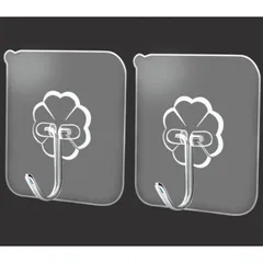 Combo 20 Móc Dán Treo Tường Trong Suốt Kích Thước 6 x 6 cm