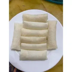 Vỏ bánh bò bía cuộn chả giò giòn xốp túi 100 lá size 18 cm