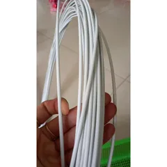 50 Mét dây thép bọc nhựa trắng không rỉ đủ cỡ/ dây thép bọc nhựa đa năng