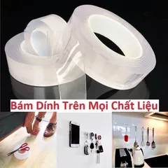 Băng dính 2 mặt trong suốt đa năng siêu dính quận 3m