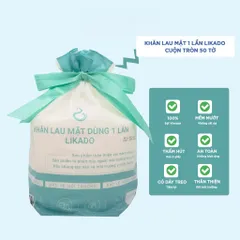 Khăn lau mặt dùng 1 lần spa Likado Cuộn 50 khăn/ Gói rút 80 khăn/ Túi rút 240 tờ kích thước (20x20cm)
