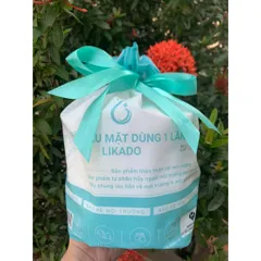 Khăn lau mặt dùng 1 lần spa Likado Cuộn 50 khăn/ Gói rút 80 khăn/ Túi rút 240 tờ kích thước (20x20cm)