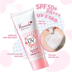 Kem chống nắng Dưỡng da dạng Gel Naris Parasola Fragrance, UV 2-sao SPF50+ PA++++ 90g