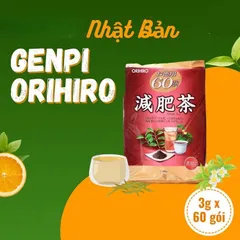 Trà Orihiro Genpi Tea hỗ trợ tiêu hóa Nhật Bản Túi 60 gói