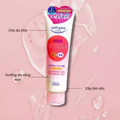 Sữa Rửa Mặt Kose Softymo Dưỡng Trắng Mềm Mịn Da Nhật Bản - Tuýp 150g, 190g