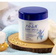 Kem dưỡng ẩm Hatomughi mẫu mới Nhật Bản - Hộp 300g