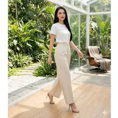 Quần công sở ống suông bản 93cm form vừa dễ mặc, kiểu dáng trẻ trung - May7254