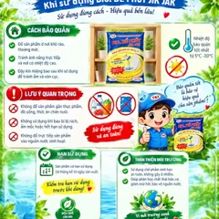 Men BIO Bể Phốt JIK JAK 200g – Xử Lý Hầm Cầu, Hỗ Trợ Khử Mùi, Phân Hủy Chất Hữu Cơ, Diệt Trứng Giun