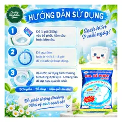 Men Bio Bể Phốt Export 250g – Công Nghệ Thế Kỷ 21 Phân Hủy Chất Thải, Khử Mùi Hôi, Hạn Chế Tắc Nghẽn Hầm Cầu, Nhà Vệ Sin