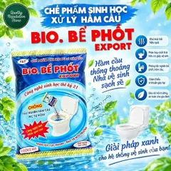 (Combo 10 Tặng 1) Men BIO Bể Phốt Export 250g – Công Nghệ Hỗ Trợ Nước Chảy Nhanh, Phòng Tắc Nghẽn, Khử Mùi Hôi,...Bồn Cầ