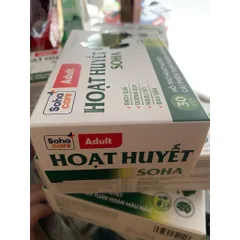 (Chính Hãng) Hoạt Huyết Soha hỗ trợ tiền đình, hoa mắt, chóng mặt, đau đầu hộp 30 viên