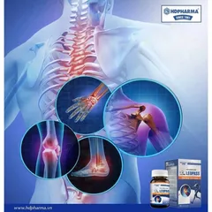 Viên dưỡng khớp LEOPASS HDPharma 90 viên bao phim hỗ trợ giảm triệu chứng viêm khớp