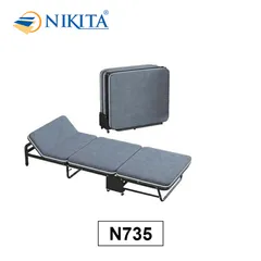 Giường Gấp Ba Khúc Vải Nhung NKT – N735