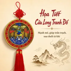 Tượng đồng tròn chạm nổi Trấn Sơn Hải Tứ Thần Thái Cự Bát Quái Treo Tường Phong Thủy Đúc Đặc Biệt Cho Nhà Mới Khai